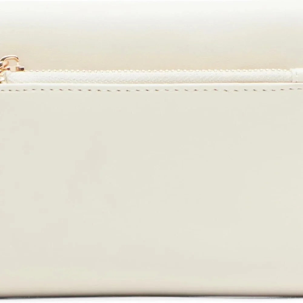 Medium Flap Wallet PVC Interior Card Slots Compact Womens Everyday Use
